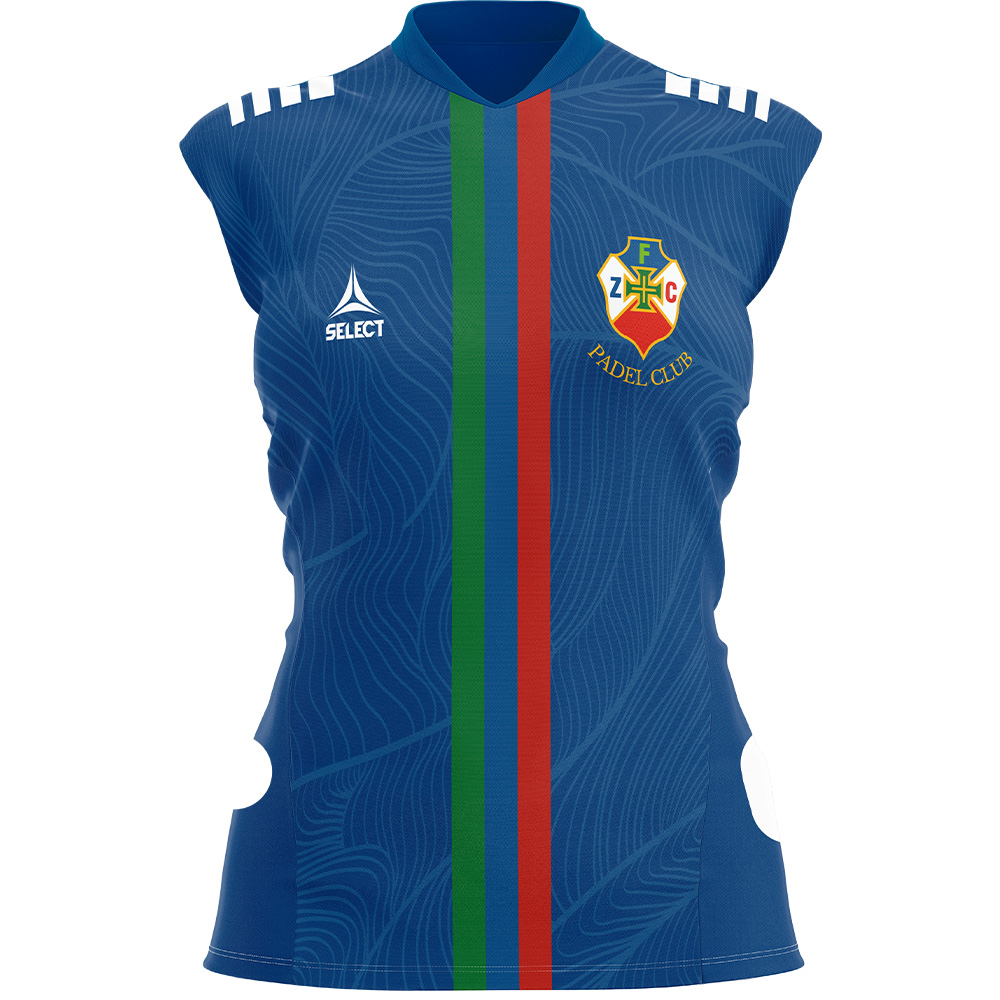 CAMISOLA AZUL FEMININO PADEL